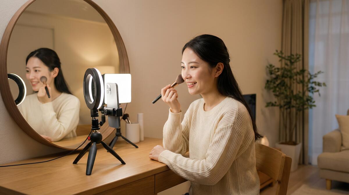 黄色仓库美妆视频教程